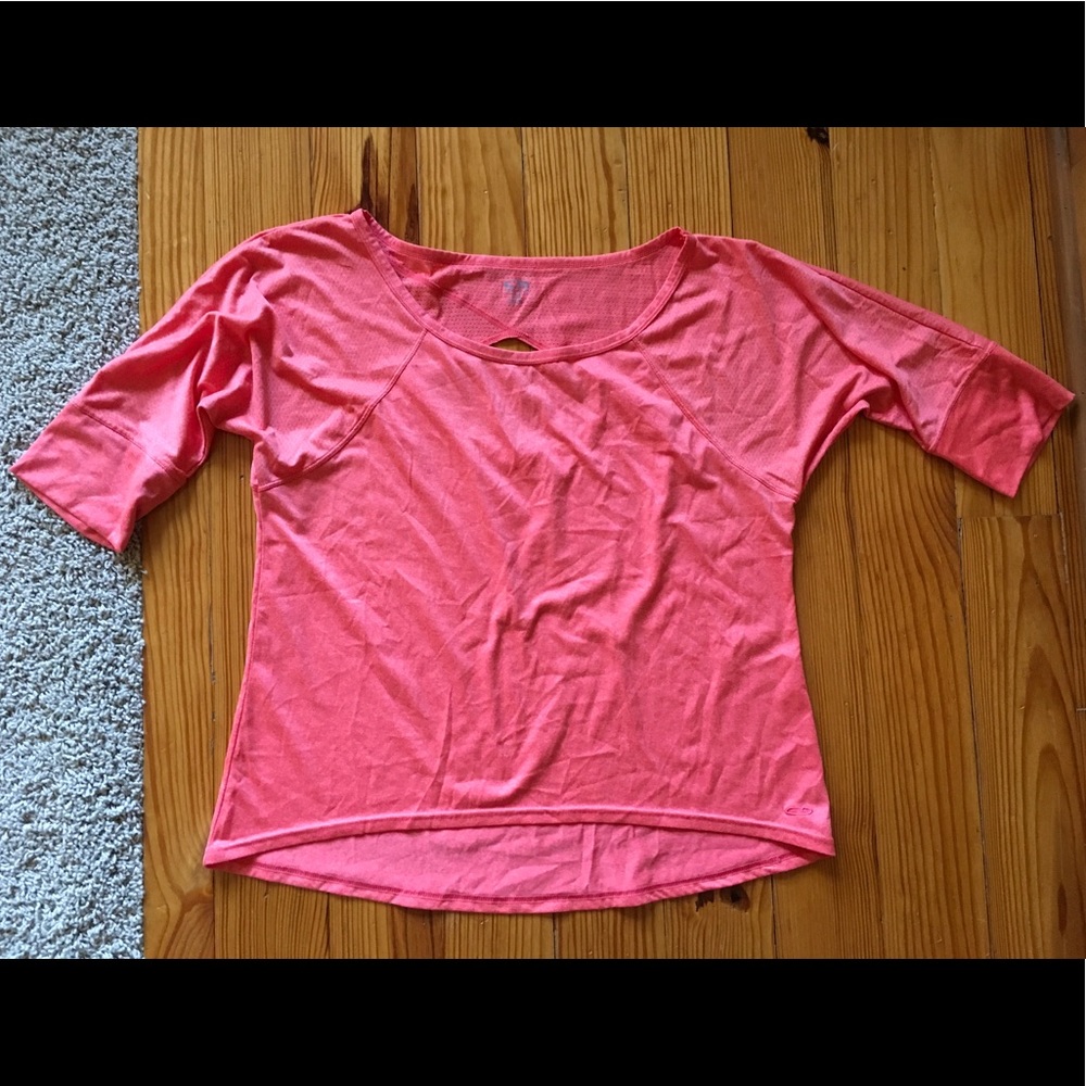 Coral Champion workout type shirt